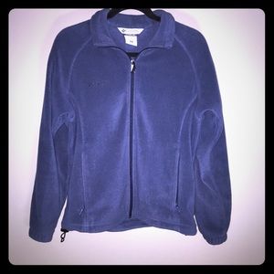 Women’s Columbia Blue Full Zip Fleece size M